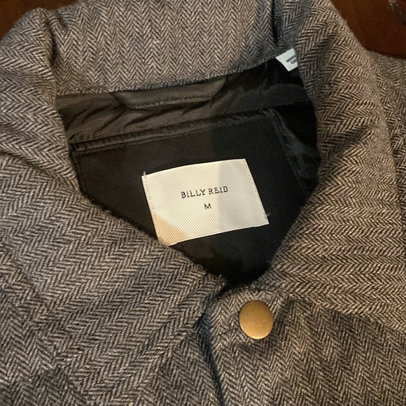 BILLY REID THEO GRAY WOOL INSULATED SHIRT JACKET - Picture 4 of 13